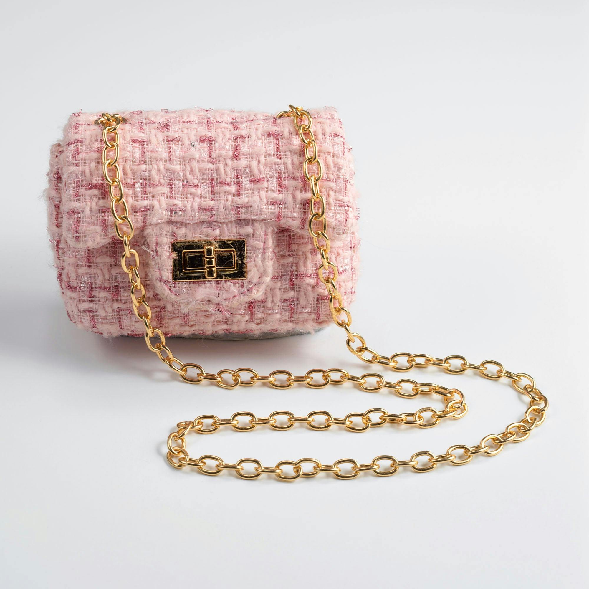 Tweed Cross Body Bag