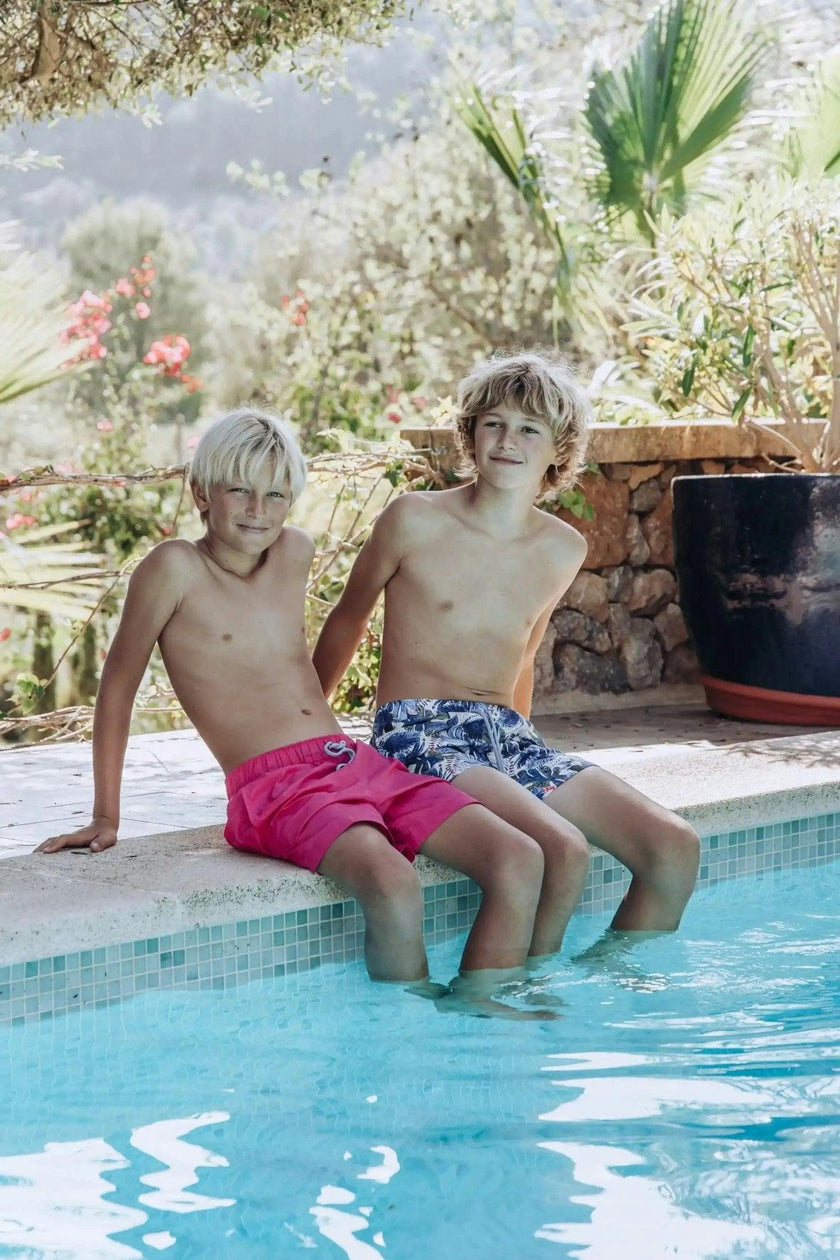 Boys' swim shorts, pink | CAPRI