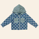 Check Denim Jacket