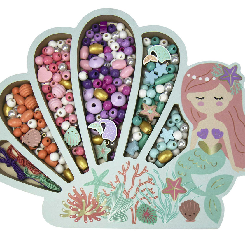 Les Perles -Mermaid Wooden Beads - 4y+