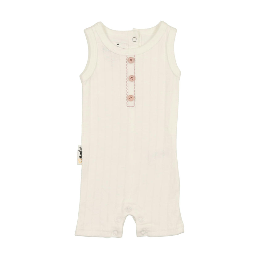 Textured Stripe Romper