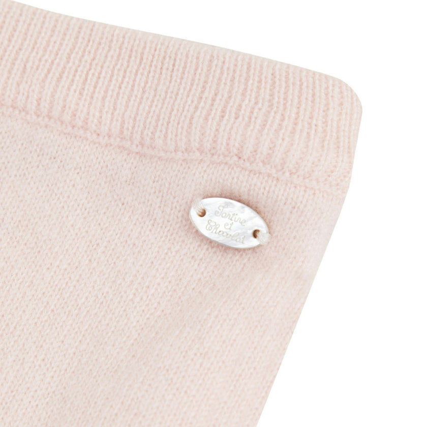 Light pink cashmere leggings