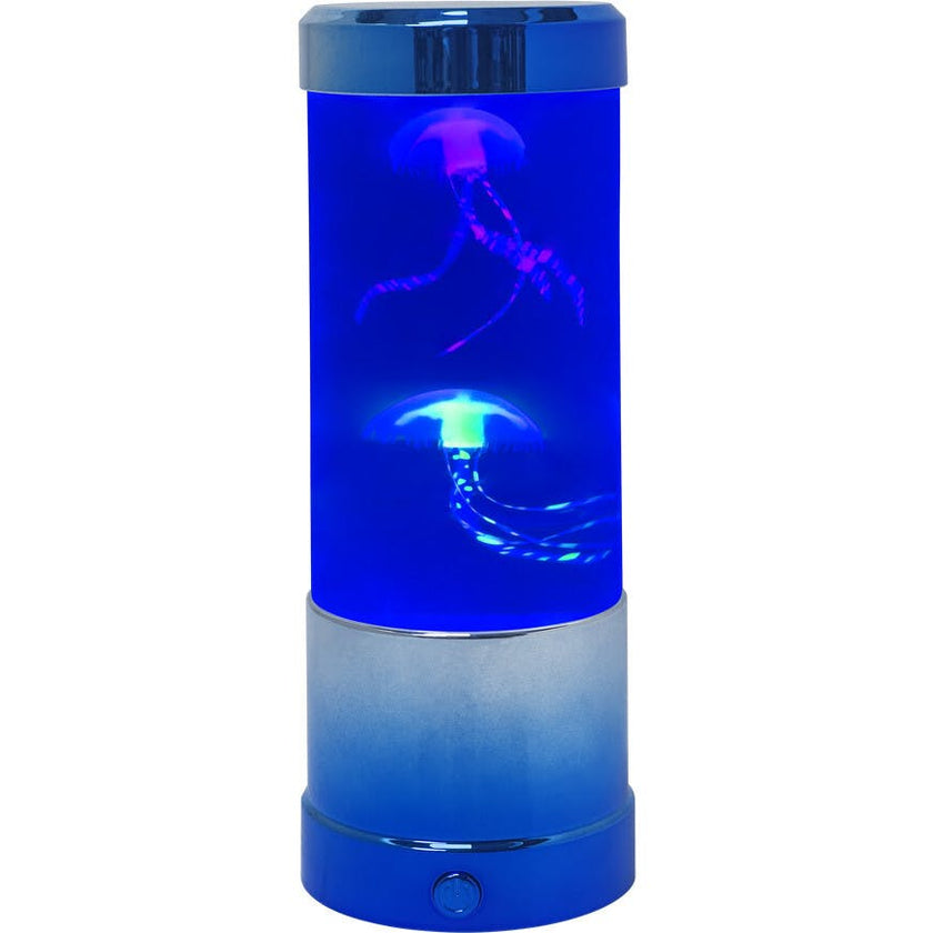 Mini Jellyfish Mood Lamp- Blue Metallic