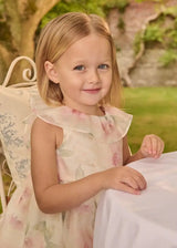 Lillie Floral Sleeveless Dress in Pink (18mths-12yrs)