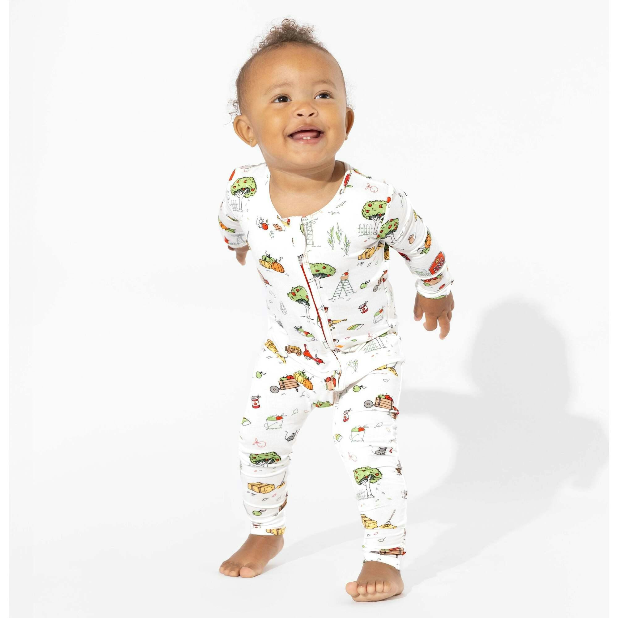 Fall Vibes Bamboo Convertible Footie