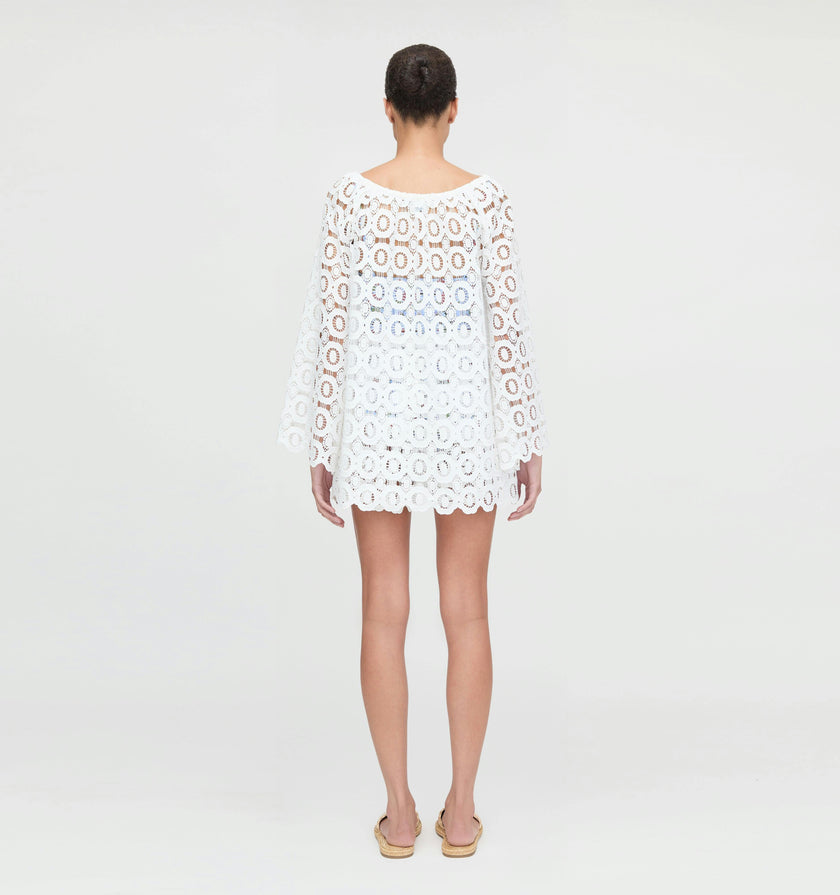 The Enella Tunic - White Broderie