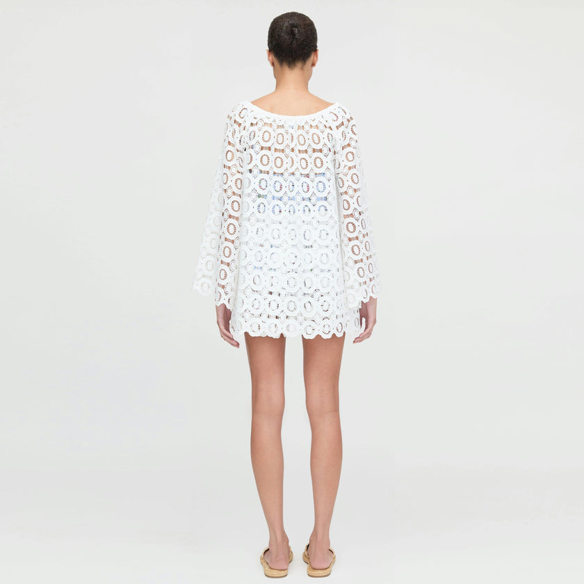 The Enella Tunic - White Broderie
