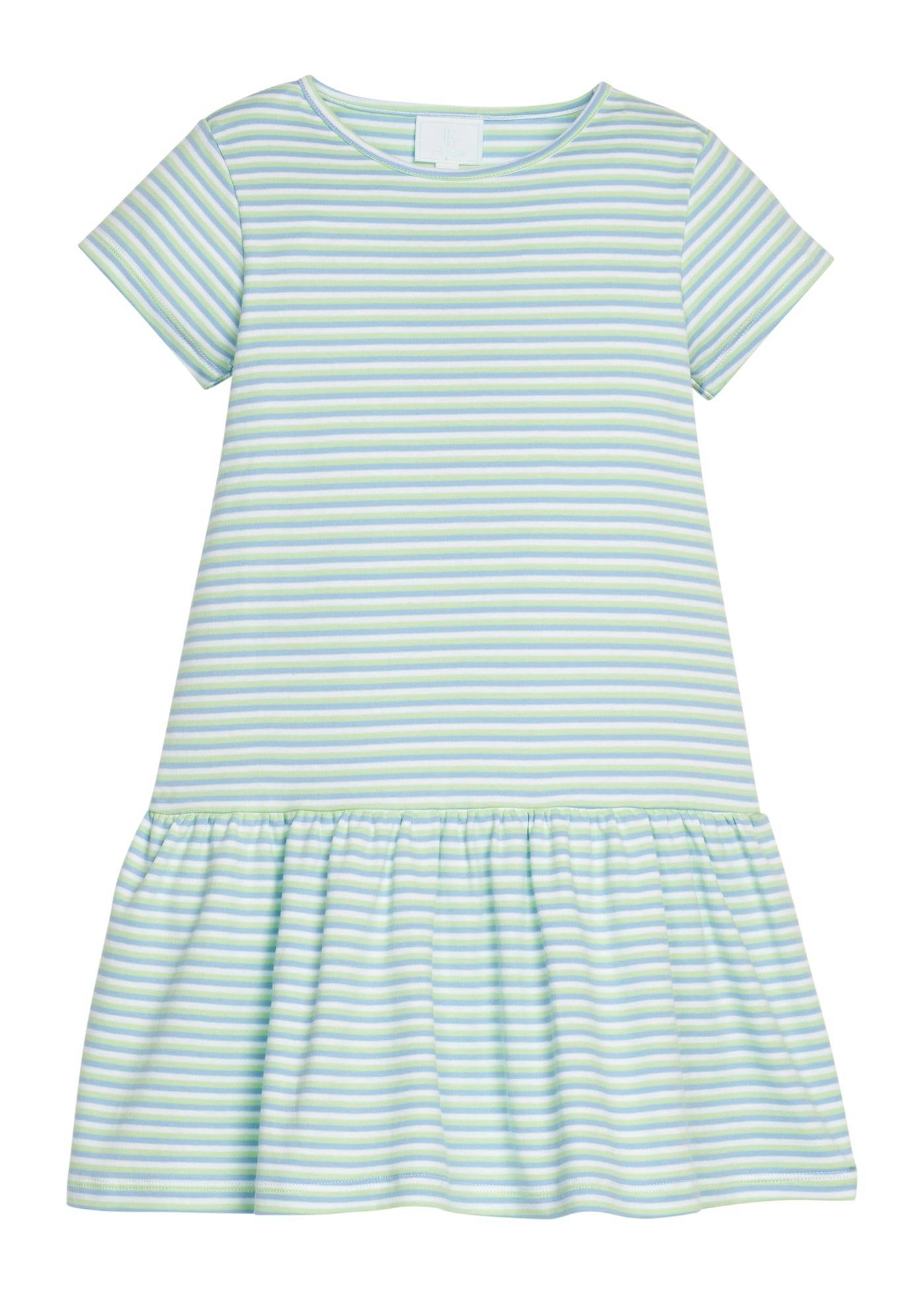 Kari T-Shirt Dress - Greenview Stripe