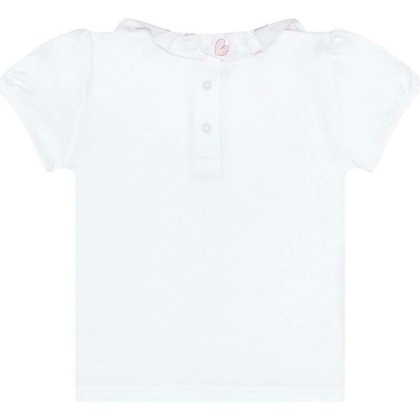 Pink Heart Print Tee