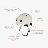 Banwood Eco Kids Bike Helmet — Ivory