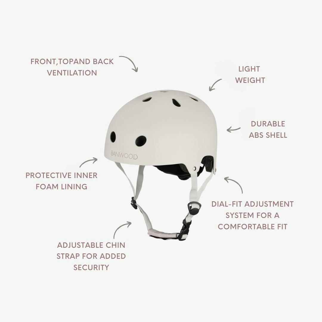 Banwood Eco Kids Bike Helmet — Ivory