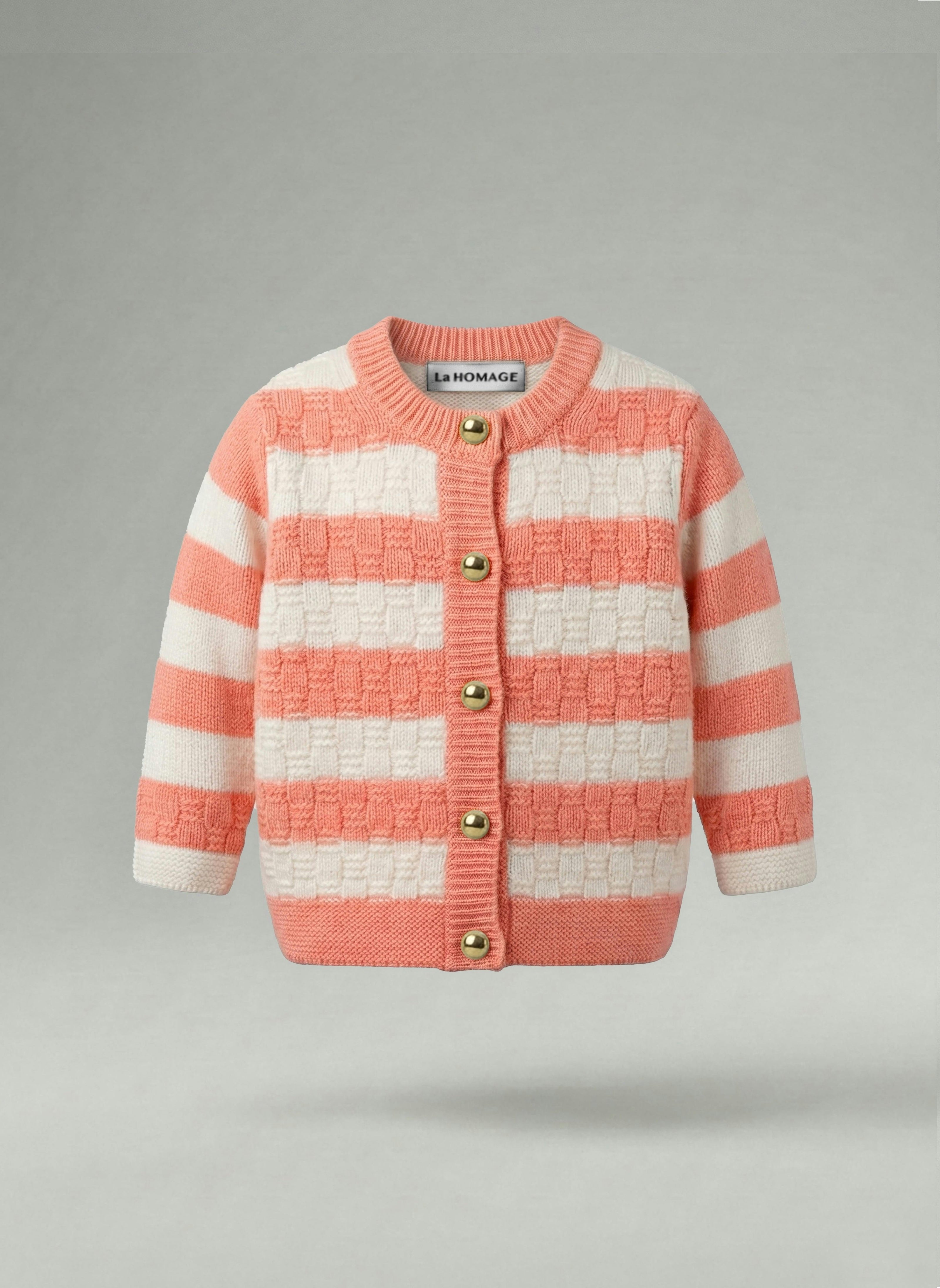THE ASPEN CASHMERE CARDIGAN | NANTUCKET STRIPE