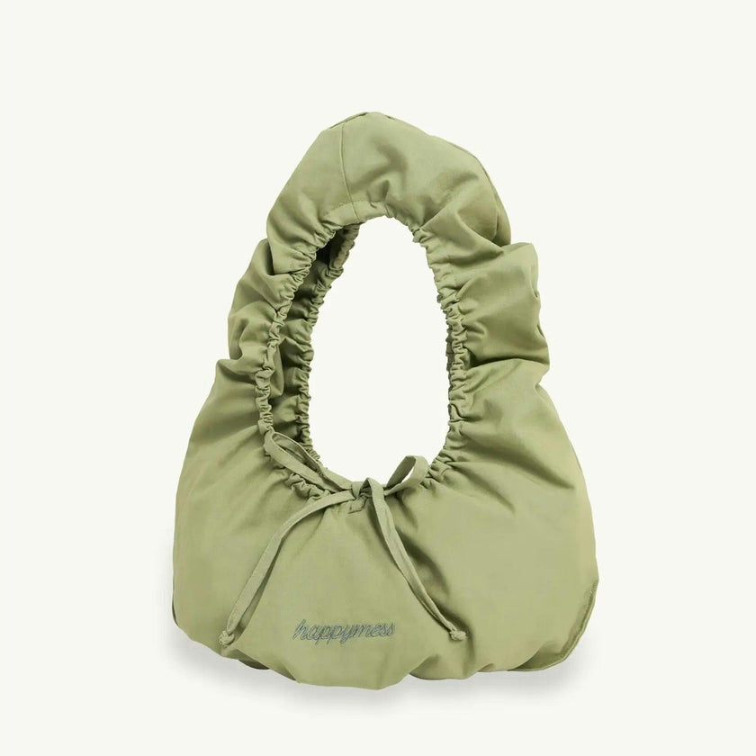 scrunchie bag - green tea