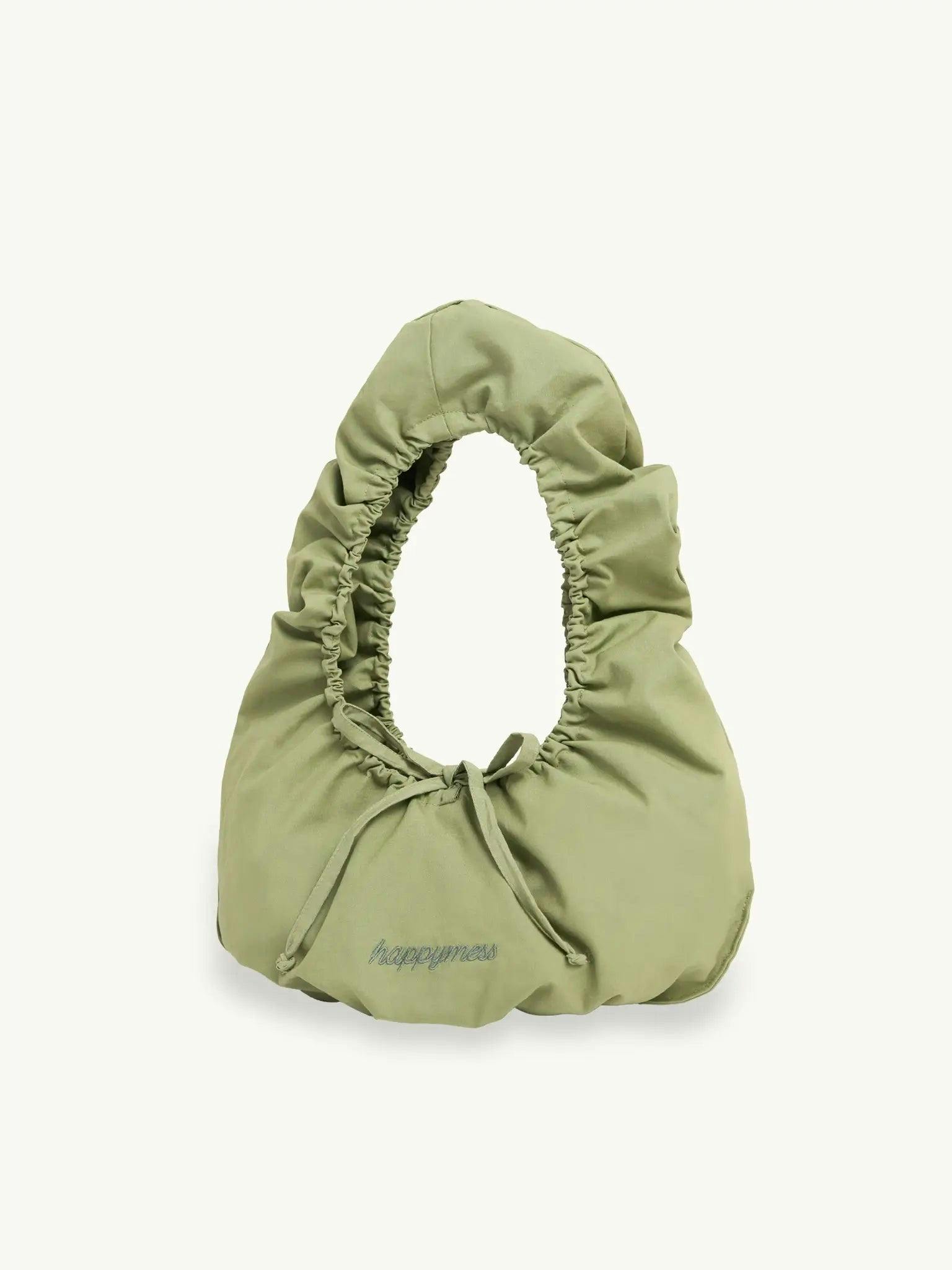 scrunchie bag - green tea