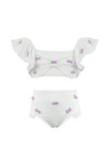 Lavender Bow Charm Bikini