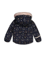 Baby Two Piece Snowsuit Blue Printed Teddy Bears