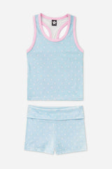 Racerback Tank & Foldover Short Set
