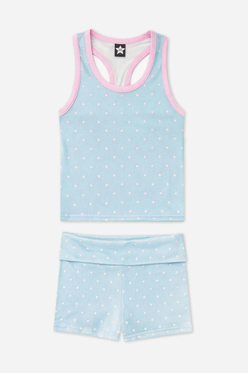 Racerback Tank & Foldover Short Set