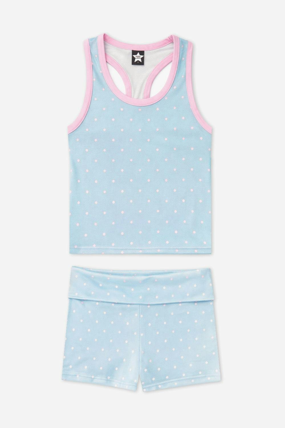 Racerback Tank & Foldover Short Set