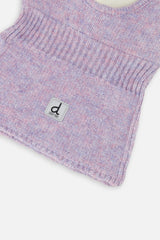 Knit Bear Balaclava Lavender