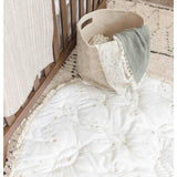 Willow Quilted Baby Play Mat (Dainty Leaf)