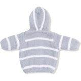 Chenille - White Hooded Jacket