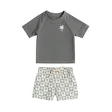 Baby Boys Rashguard & Bathing Suit Set