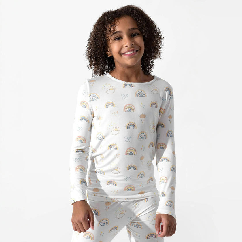 Rainbows Bamboo Kids Pajamas