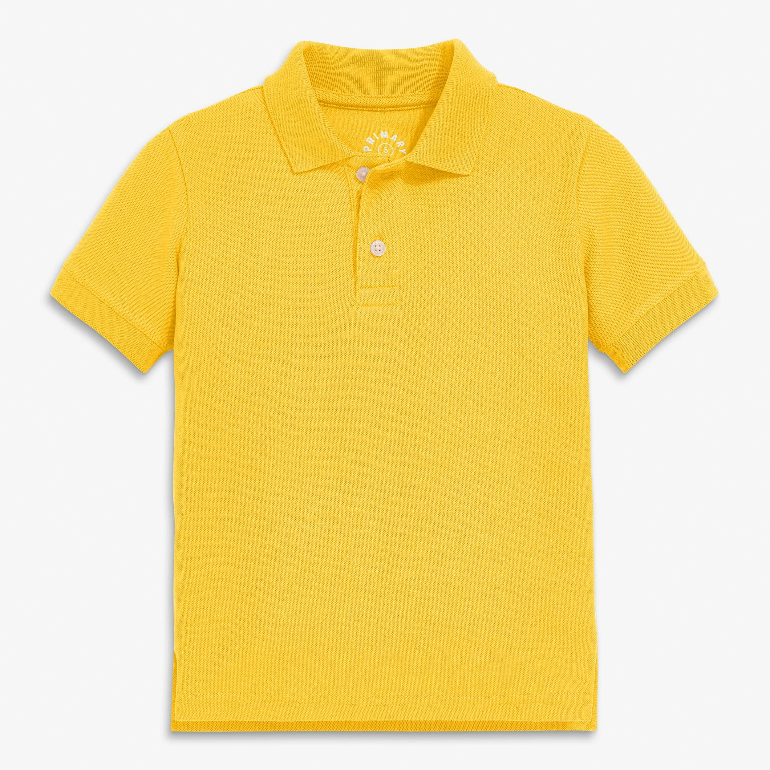 Kids short sleeve pique polo