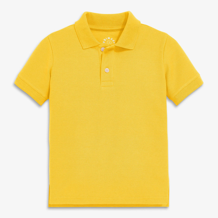 Kids short sleeve pique polo