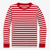 Kids organic PJ top in stripe