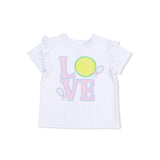 Pretty Tennis - Ruffle Tee