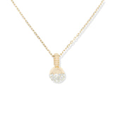 Revel Small Bobble Charm Necklace - Diamond
