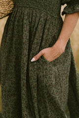 Teagan Dress in Woodland Floral