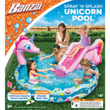Spray N Splash Pool w/ Inflatable Water Slide