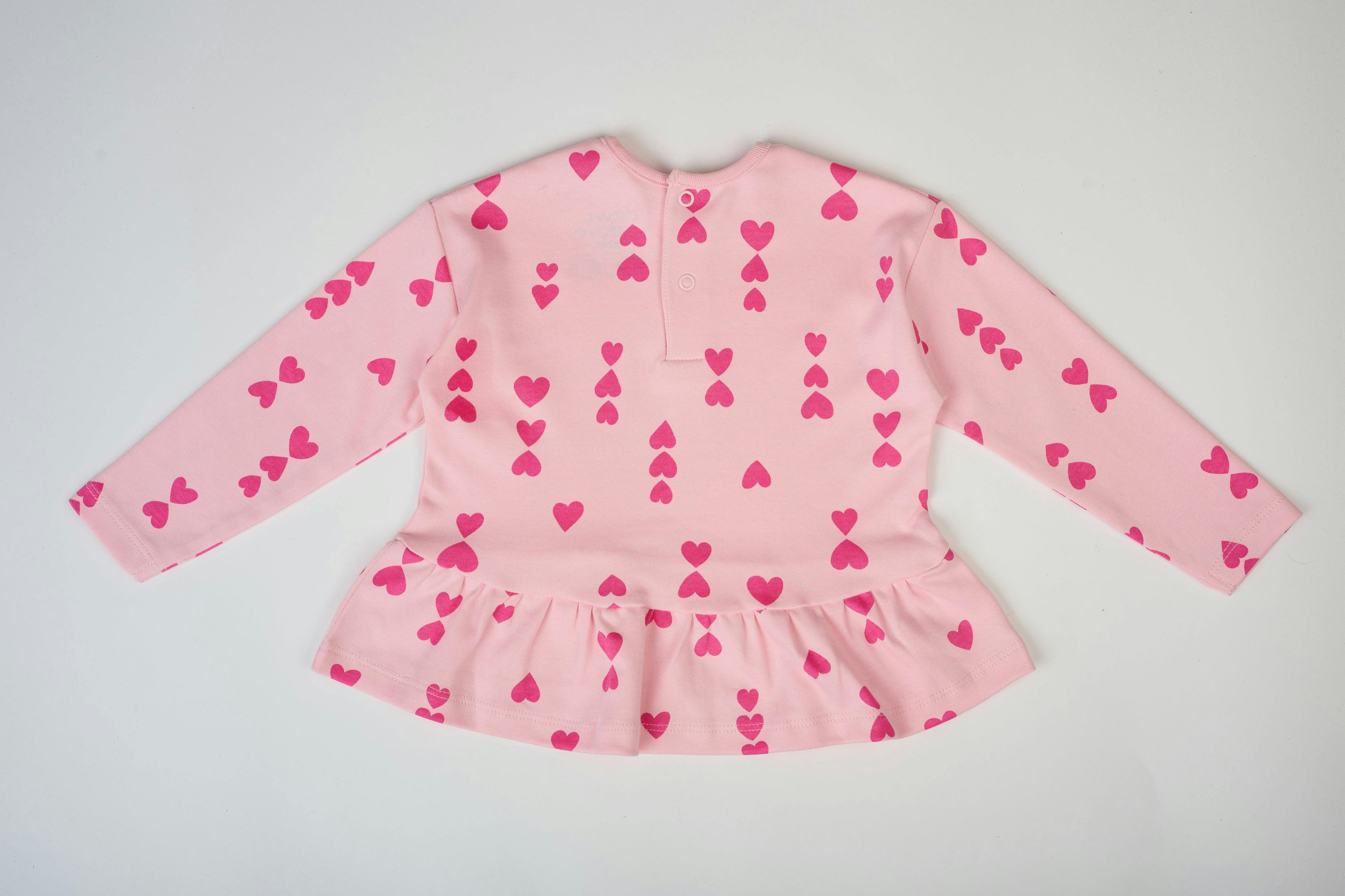 Pink-on-Pink Hearts Top