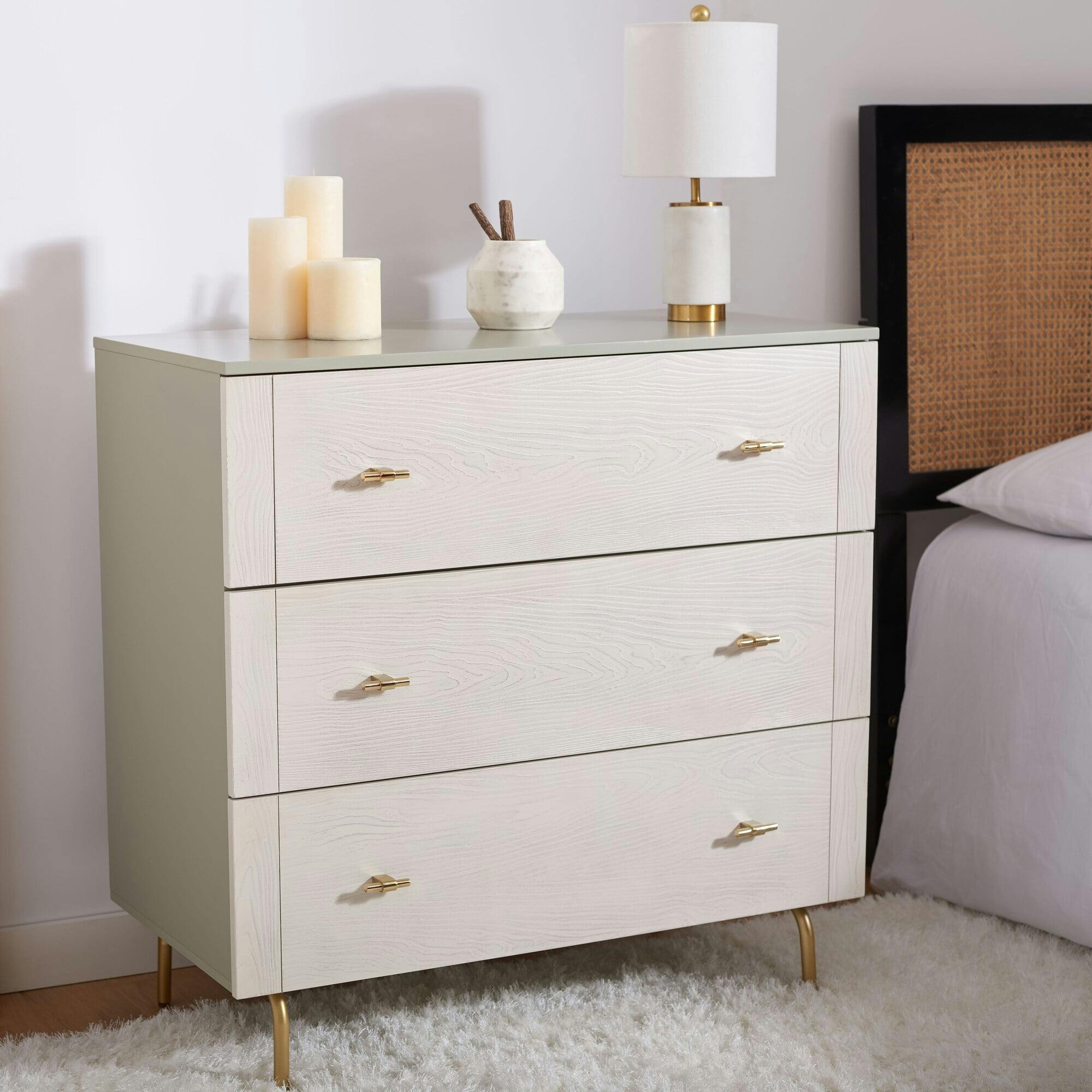 Genevieve 3-Drawer Dresser