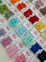 BOW SLICK BACK PONYTAILS (PACK OF 3)