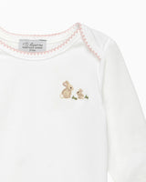 Baby Bunny Embroidered Envelope Bodysuit