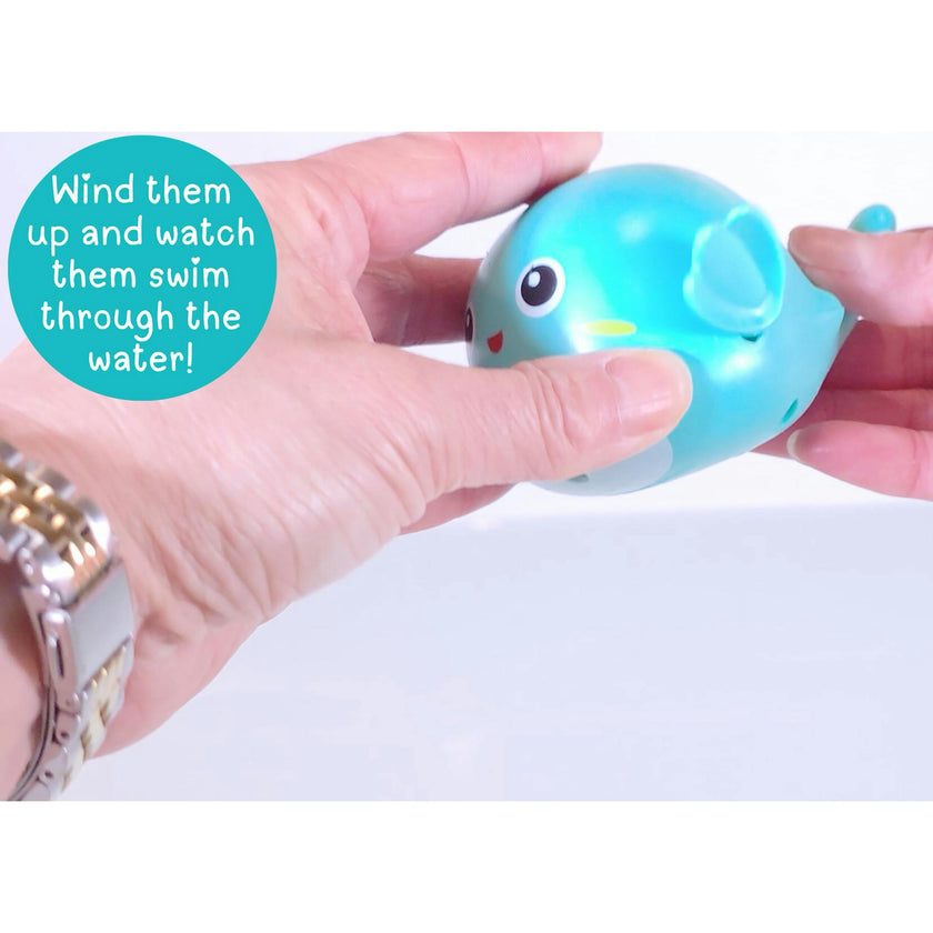 Bath Time: Wind-Up Whales