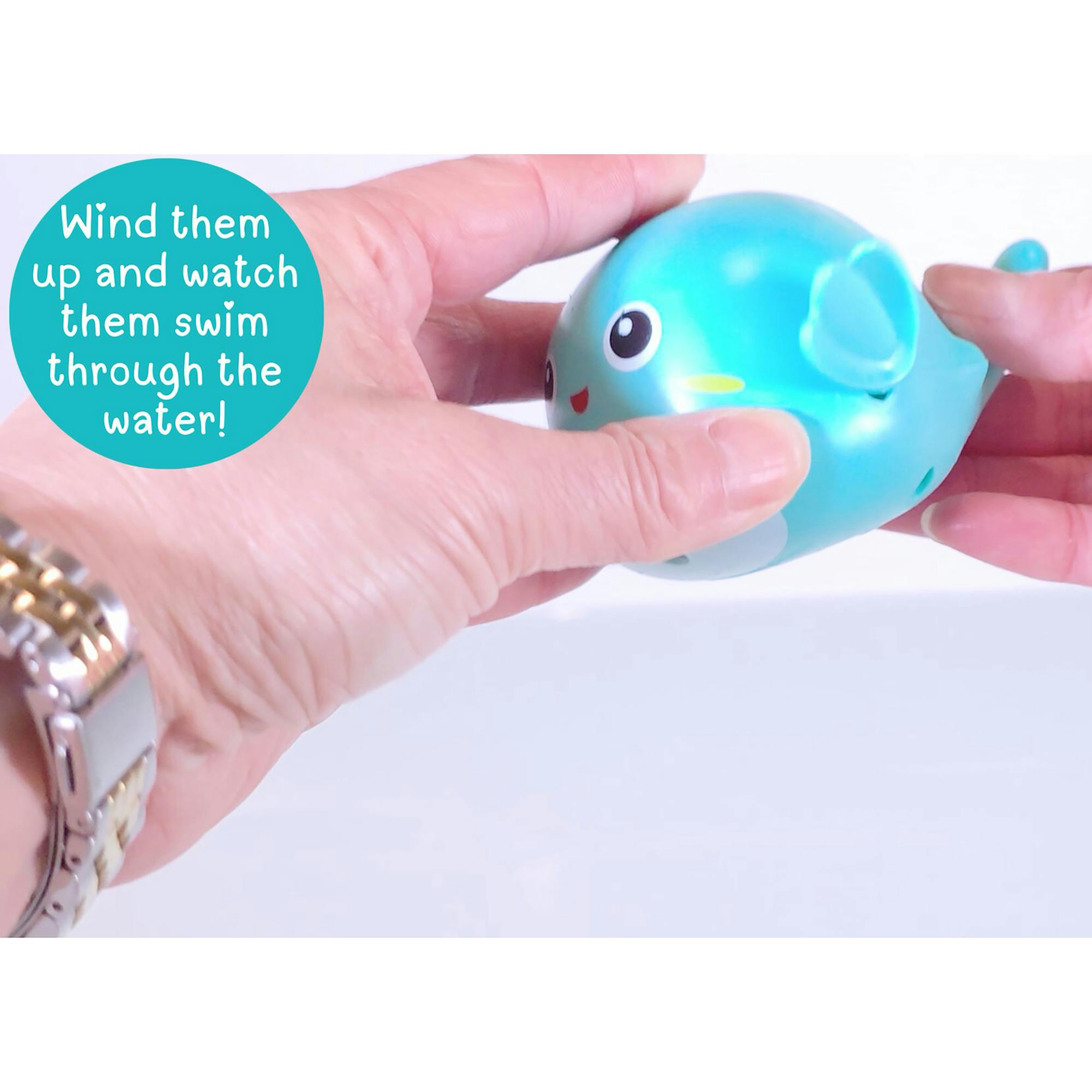 Bath Time: Wind-Up Whales