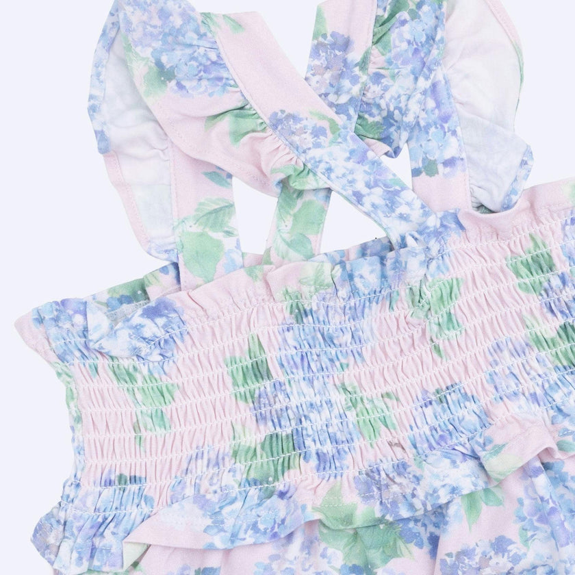 Hydrangeas - Smocked Top with Bloomer