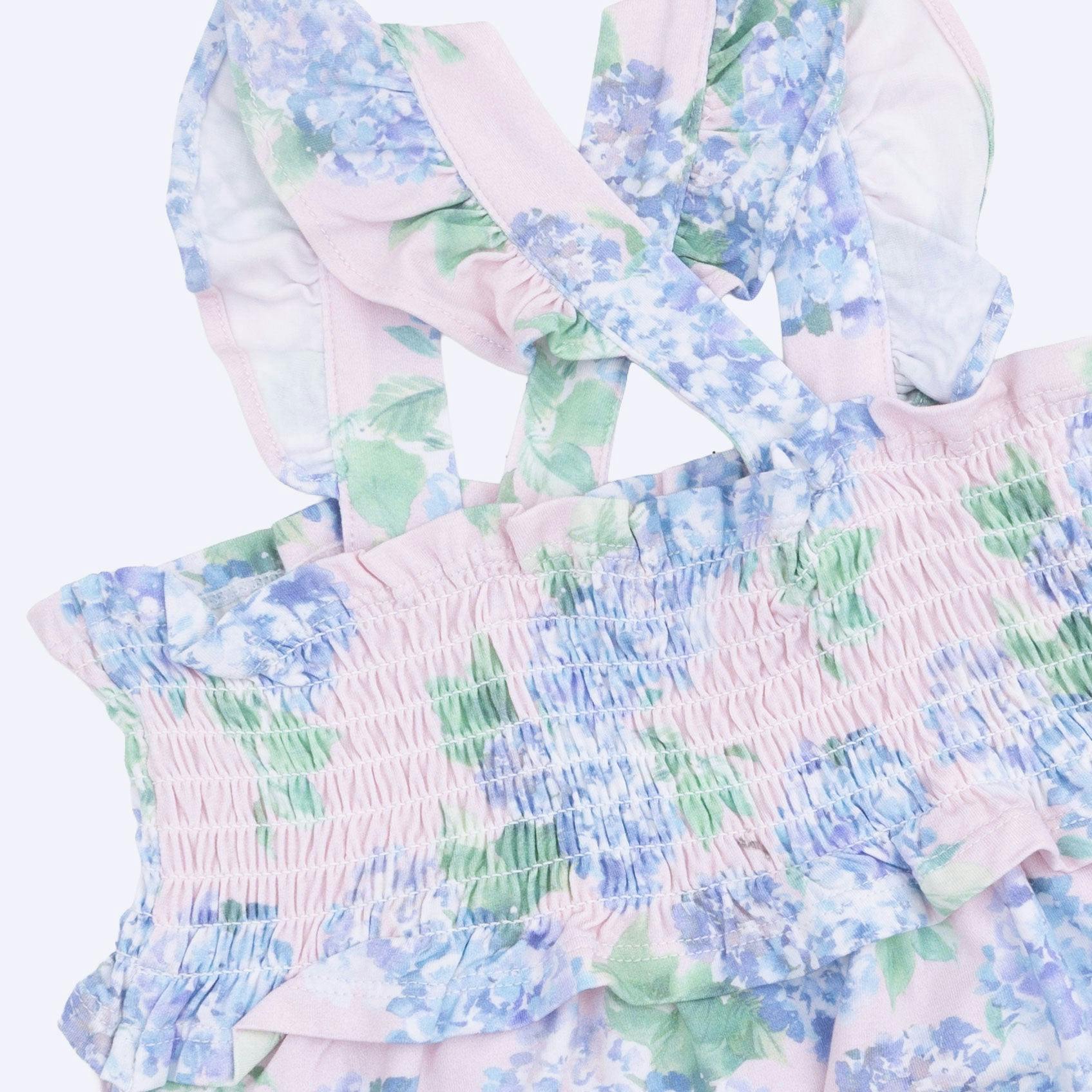 Hydrangeas - Smocked Top with Bloomer