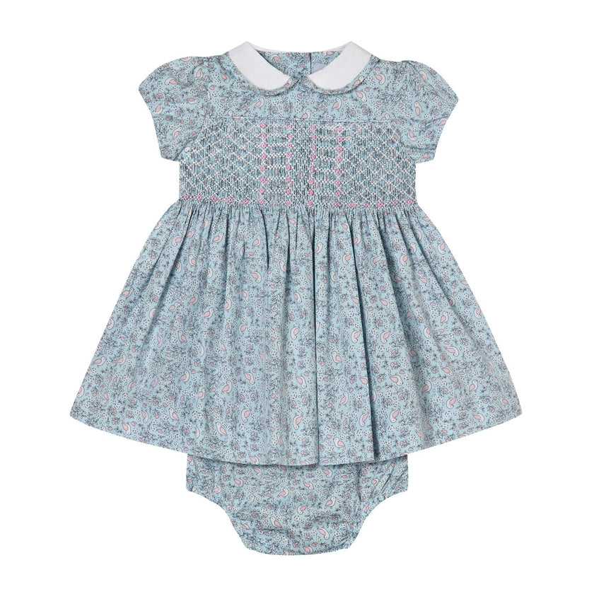 Hand-Smocked Baby Dress - Aderyn