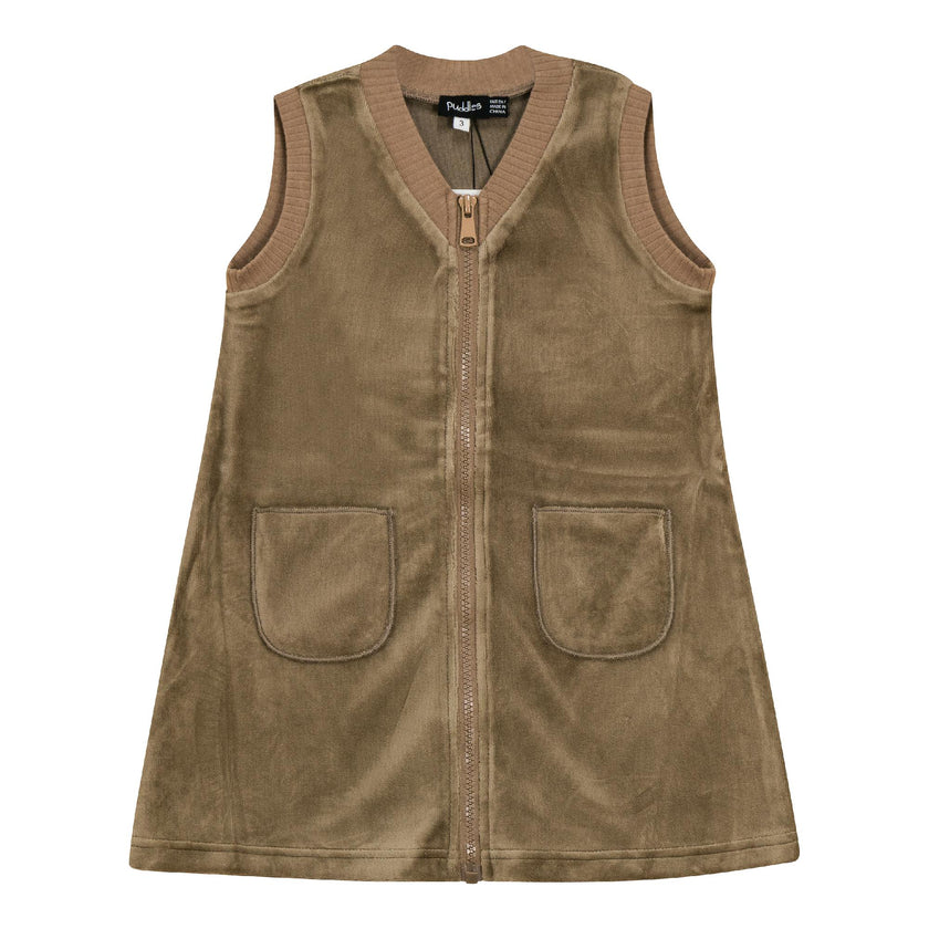 Velour Zip Up Jumper