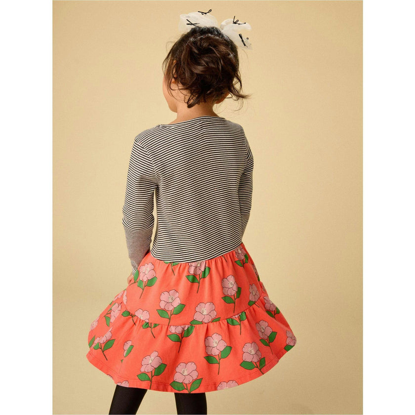 Tiered Skirted Twirl Dress, Multi