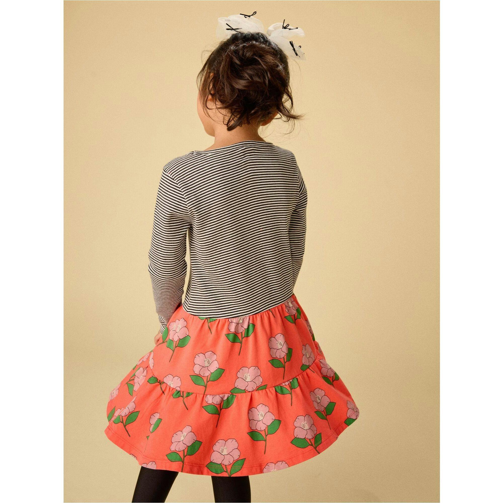 Tiered Skirted Twirl Dress, Multi