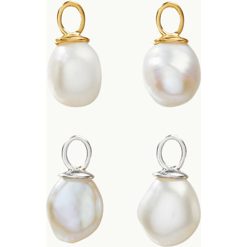 Personalized Pearl Drop Necklace, Sterling Silver