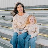 Football Trellis Sweater