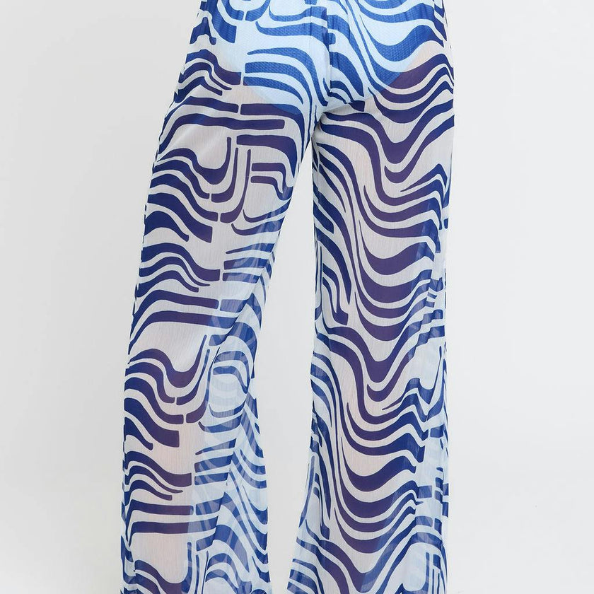 Nora Pant in Retro In Revel